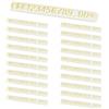 PATIKIL 20 Set Display Prezzi Cubo Regolabile Supporto Trasparente/Oro S