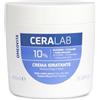 OMEOVITA CERALAB Crema Idratante Viso e Corpo con Acido Ialuronico e 3 Ceramidi, Pelle Molto Secca - Idratazione Lunga Durata, 400m
