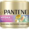 Pantene Pro-V Hydra Recharge Maschera Protezione Cheratina 300ml per Capelli Estremamente Secchi. Nutre Fino a 8 Strati in Profondità e Blocca l'Umidità.Dona Capelli Idratati e Lucenti. Formula Pro-V