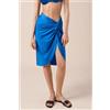 Calzedonia Pareo Gonna Shiny Satin Blu