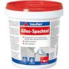 Baufan Spatola per tutto bianco, 1 kg, per la riparazione e la levigatura di superfici minerali come intonaco, calcestruzzo, asciugatura rapida e ben levigabile