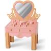 Ballerina Beauty Ballerina della Bellezza Set Make Up Bambine e Ragazze con 10 Sorprese Cosmetiche Premium Incluse Mini Toeletta da Tavolo in Cartone, Kit Trucco Gioco Sicuro, Idea Regalo Compleanno Natale 4-16 anni