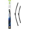 VALEO Silencio Tergicristalli VF330 Kit di Spazzole tergicristallo originali Flat Blade ad Alte Prestazioni, Maggior Visibilità su Strada 600mm/475mm Anteriore Confezione da 2 574385
