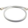 Dianhydro Flessibile per doccia argento metallizzato FC 1/2 x FC 1/2 100cm