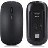 Cuifati Mouse Wireless, Mouse Luminoso colorato 2.4Ghz Wireless Mouse Mouse 1000/1200/1600 DPI per per Mac OS