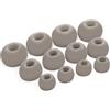Okuli 12 x Gommini Auricolari in Silicone Ricambio per JBL Tour Pro 2 Auricolari Cuffie in Grigio