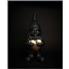 Blogo Nano Lover Piccolo in Resina nera - Statua Design Decorativa Design | Nano Moderno con Cuore | Idea Regalo Originale