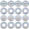 SUNNYCLUE 1 scatola 16 pezzi Opalite Perline con Foro Grande Perline di Pietra Europee Sfuse Pietre Preziose Naturali Rotonde RonDellse Perline Sciolte per Creazione di Gioielli Perline Collane Fai Da