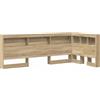 vidaXL Testiera contenitore, effetto legno Sonoma, materiale composito