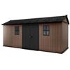 Keter casetta da giardino in resina NEWTON PLUS 7517/1775 EVOTECH+ - DOPPIA OPZIONE MONTAGGIO