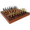 Italfama Set Di Scacchi, Dama E Backgammon 3 In 1 In Pelle Di Italfama Mary Stuart