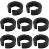 Create idea 8 Pezzi 22,2/25,4 Mm Di Tipo Aperto Riduttore In Gomma Per Adattatore O Supporto Per Manubrio Da Bicicletta Da 31,8 Mm Compatibile Con Supporti Per Computer Da Bici Portaborracce