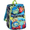 SJ GANG STYLE JAM GANG Zaino Scuola Estensibile SOFT POUCH BOY, Nero, 24L, Zip Laterali, Applicazione cappellino in silicone, Tasca frontale, Tasca portaborraccia, Scuola elementare, Bambino
