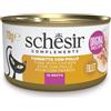 Schesir Complements per Gatto in brodo da 70 gr Gusto Tonnetto con Pollo