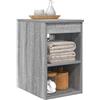 vidaXL Armadio Bagno In-between Sonoma grigio 30 x 44,5 x 50 cm, Mobiletto da bagno moderno, stile unico, ripostiglio utile, scaffali pratici, arredamento per casa