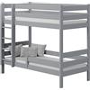 Générique Letto a castello in legno naturale di pino 80x190 cm Grigio Victor