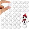 ULTNICE 100 palline di polistirolo da 2,00 cm, bianche per bricolage, decorazioni per matrimoni, fai da te, modellismo e feste