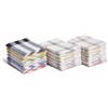 HOME LINGE PASSION Strofinacci da cucina in 100% cotone (set di 20), dimensioni 50 x 70 cm (variegato blu, giallo, verde, rosso, beige, nero), multicolore