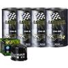 Bardahl/Hiflo Kit Tagliando Olio Bardahl XT4R 0W30 Per Honda VF700 S Sabre USA�1984>1985