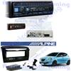 ALPINE Kit Radio Autoradio ALPINE UTE-200BT mascherina 1 DIN LANCIA YPSILON (312) 2011>