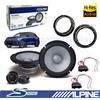 ALPINE Kit casse Alpine S2-S65C Altoparlanti anteriori 2 vie 165mm 240W per VW T-Roc
