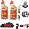 farbrothersonline TAGLIANDO-MANUTENZIONE COMPLETO MOTORE CAMBIO LUBRIFICANTE C- ASTROL 10W30 SCOOTER SEMISINTETICO FORMULA 10W40 4T SUPER ACCELLERAZIONE FILTRO OLIO+F.ARIA+CANDELA PER HONDA FORZA 350