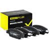 RIDEX PLUS 402B1328P Set d'assale Kit pastiglie freni Posteriore con accessori Compatibilità con MAZDA CX-5 KE, GH