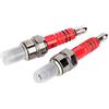 Akozon 2 Pezzi per Candele A7TC A7TJC 3 Elettrodi Adatti per Scooter ATV Quad GY6 50cc 125cc di Accensione