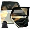 MUU Car Window Shades Window Sun Shade for Kids 2 Pack Sunshade Mosquito UV Resistant Ideal for Travel & Camping Suitable for Adults Kids Pets