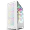 Sharkoon Case REV300 FULL-TOWER Bianco con Ventole RGB e Vetro Temperato