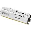 Kingston Technology FURY Beast 32GB 6000MT/s DDR5 CL36 DIMM (Kit da 2) White EXP