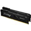 KINGSTON TECHNOLOGY FURY 16GB 3600MT/S DDR4 CL17 DIMM (KIT DA 2) BEAST BLACK