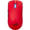ASUS ROG Harpe II Ace RED mouse Gaming Mano destra RF Wireless + Bluetooth + USB
