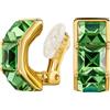 Traveller Orecchini a clip - cristalli - diversi colori, 16 mm, Cristallo