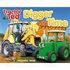 Tractorland Ltd Tractor Ted Digger Time: Diggers can do more than just dig! They can lift, carry, push and scoop. Fun on the farm reading: 4