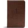 Holman CSB Compact Bible, Value Edition, Brown LeatherTouch, Red Letter, Presentation Page, Full-Color Maps, Easy-to-Read Bible Serif Type: Christian Standard Bible, Brown, Leathertouch, Value Edition