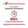 Coordination Group Publications Ltd (CGP KS1 Year 2 English 10-Minute Weekly Workouts: Spelling & Vocabulary