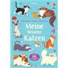 Usborne Mein Immer-wieder-Stickerbuch: Meine liebsten Katzen: mit über 100 wiederablösbaren Stickern in die Welt der Katzen eintauchen - Stickerheft ab 3 Jahren