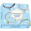 Deux Coqs D'Or Mes bracelets multirangs célestes: Coffret avec du fil de jade, un ruban pompons, un fil torsadé, un ruban, du fil de nylon, 7 anneaux, 2 ... des perles, des breloques, 2 fermoirs