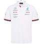 Mercedes AMG Petronas F1 Team Polo Shirt White 2022 XL