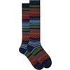 Gallo Calze Lunghe, Fantasia Righe e Pois, Royal/Niagara, Cotone, Taglia 40-45