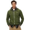 Superdry Felpa da uomo in tinta unita con chiusura lampo, verde militare, XL, Verde militare., XL