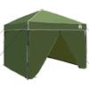 vidaXL Tenda Gazebo 243 x 243 x 251 cm Verde Tessuto