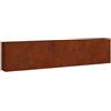 vidaXL Fioriera Rialzata da Giardino 360x40x80 cm in Acciaio Corten