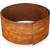 UNIGARDIA Bordura per Giardino in Acciaio Corten 10 m, Spessore 1 mm - Bordura per Aiuola in Metallo, Altezza 15 cm - Installazione Facile - Bordo per Prato in Ruggine, 1 Paio di Guanti Inclusi