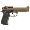 SNOW WOLF Pistola Beretta in metallo scarrellante a Green Gas Tan SNOW WOLF