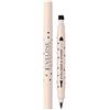 Eveline Cosmetics Eyeliner Bifunzionale con Timbro - Formula Vegana, Lunga Durata e Resistente all'Acqua per un Trucco Creativo