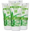 bleu & marine Bretania Aloe Vera Gel 100% Natural Gel Aloe Vera Puro 3 x 200 ml Sollievo Crema Doposole Rasatura Crema Post Depilazione Idratante Viso Corpo Gel Aloe Vera Capelli, Canarie