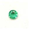 SBI Gems 4.50 MM Certificato Smeraldo Naturale Taglio Rotondo 0.24 Cts Non Scaldato Loose