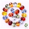 SBI Gems Naturale Multi Zaffiro Taglio Ovale 4x3 MM Lotto 21 Pezzi 5.62 K Calibrata Loose